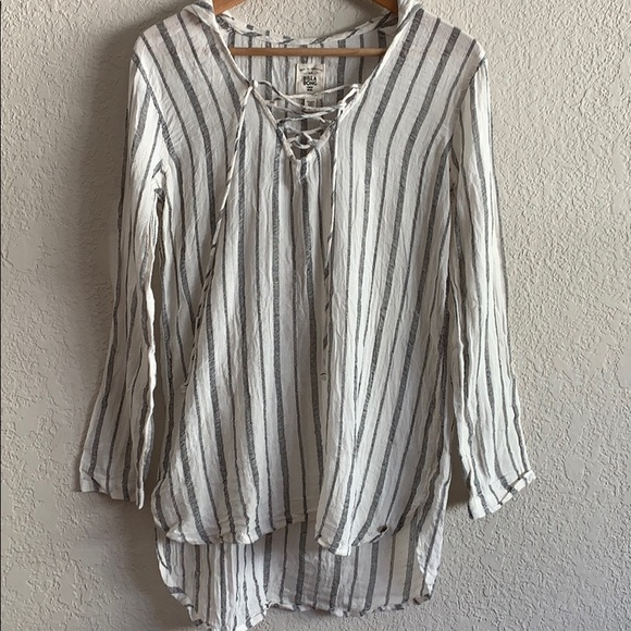 Billabong Other - Billabong | black & cream striped coverup